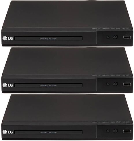 LG DP132H DVD Player Full HD Upscaling, Traditional DVD Playback, USB Playback, HDMI Out, USB Direct Recording, with Remote Control – Black in Saudi Arabia