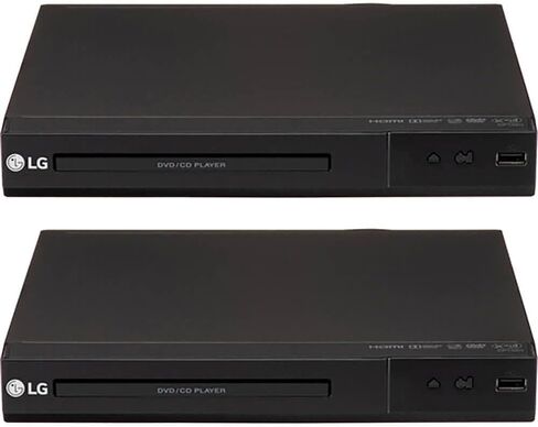 LG DP132H DVD Player Full HD Upscaling, Traditional DVD Playback, USB Playback, HDMI Out, USB Direct Recording, with Remote Control – Black in Saudi Arabia