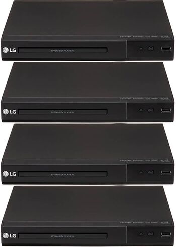 LG DP132H DVD Player Full HD Upscaling, Traditional DVD Playback, USB Playback, HDMI Out, USB Direct Recording, with Remote Control – Black in Saudi Arabia