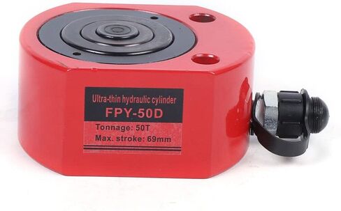 20Ton 0.47"(12mm) Stroke Hydraulic Cylinder Jack kit with 60MPa CP-180 Manual Hydraulic Pump, Low Profile Hydraulic Ram Jack Pancake Hydraulic Jack for Machinery, Bridge, Construction in Saudi Arabia