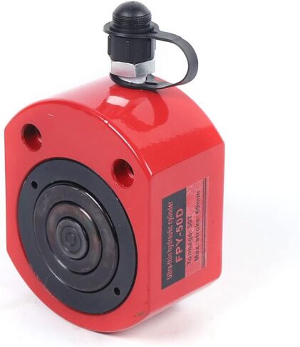 20Ton 0.47"(12mm) Stroke Hydraulic Cylinder Jack kit with 60MPa CP-180 Manual Hydraulic Pump, Low Profile Hydraulic Ram Jack Pancake Hydraulic Jack for Machinery, Bridge, Construction in Saudi Arabia
