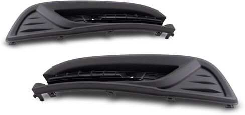 For Honda Civic 2013 2014 2015 Fog Light Cover Driver And Passenger Side | Pair | Front | Textured Black | Made Of PP Plastic | Replacement For HO1038113, HO1039113 | 71107TR3A61, 71106TR3A61 in Kuwait