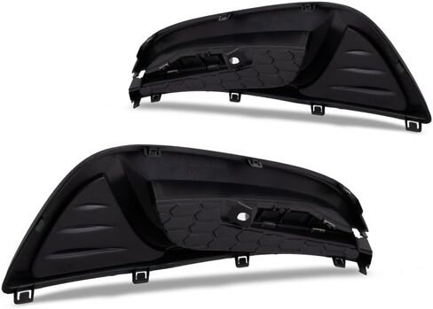 For Honda Civic 2013 2014 2015 Fog Light Cover Driver And Passenger Side | Pair | Front | Textured Black | Made Of PP Plastic | Replacement For HO1038113, HO1039113 | 71107TR3A61, 71106TR3A61 in Kuwait