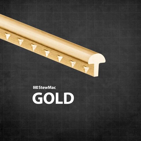 Stewmac Gold Fretwire ، حزمة متوسطة/متوسطة ، 76 قدم (1 رطل) in Saudi Arabia