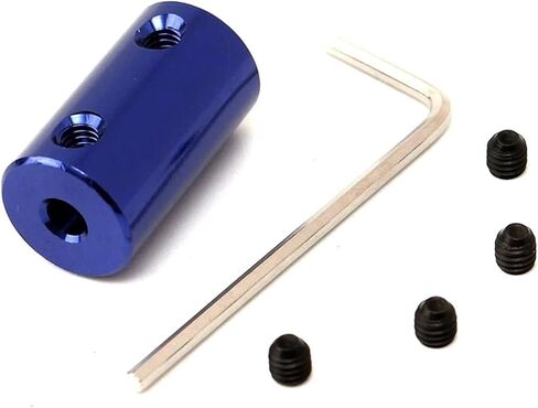 1PC زرقاء السهول محرك مقرن D14 L25 Bore 3mm 10mm مرنة ألومنيوم سبيكة 3D in Kuwait