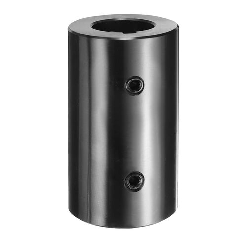 اقتران عمود UXCELL ، 1-1/4 "Bore 2-1/4" OD 4 "طول أكسيد أسود مطلي ASTM1045 الصلب اقتران الصلب لعجلة محرك الطابعات ثلاثية الأبعاد (2 مجموعة من البراغي) in Kuwait