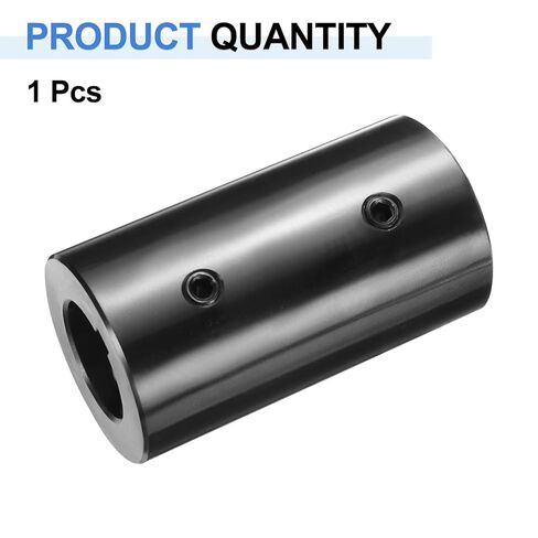 اقتران عمود UXCELL ، 1-1/4 "Bore 2-1/4" OD 4 "طول أكسيد أسود مطلي ASTM1045 الصلب اقتران الصلب لعجلة محرك الطابعات ثلاثية الأبعاد (2 مجموعة من البراغي) in Kuwait