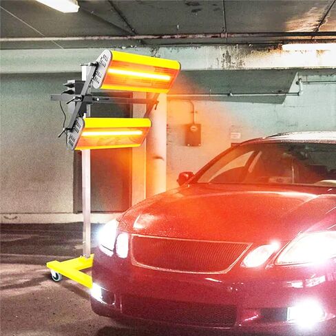 مصباح علاج الطلاء بالأشعة تحت الحمراء 2100W مع شاشة رقمية ، تسخين موجة قصيرة ، درجة حرارة قابلة للتعديل 0-100 درجة مئوية للخبز المعدني والمعالجة in Saudi Arabia