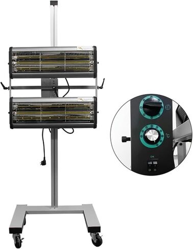 Infrared Paint Curing Lamp 1000W-6000W - Heat Lamp for Paint Booth, Ideal for Curing and Collision Services, Accelerates Repair Process, Durable and Efficient IR Curing Technology in Saudi Arabia