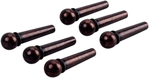 ألنيوف الجيتار جسر جسر-6pcs ， غيتار جسر دبابيس الأزرار ， لاستبدال الغيتار الصوتية الشعبية ， البرونزية in Saudi Arabia