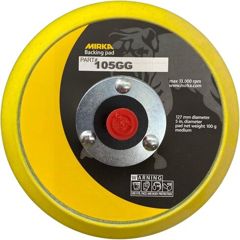 Mirka Abrasives 5" Solid Grip-Faced Backup Pad (MRK-105GG) in Saudi Arabia
