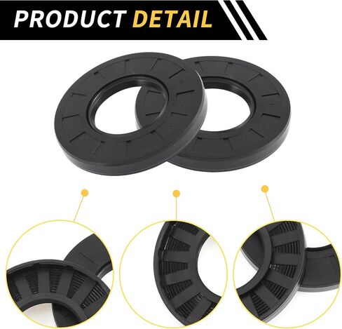 Universal Oil Seal TC Double Lip W Steel Spring Seal Ring Rotary Shaft Seal 40x80x10mm High Pressure NBR Rubber Black 5pcs in Saudi Arabia