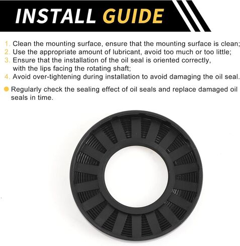 Universal Oil Seal TC Double Lip W Steel Spring Seal Ring Rotary Shaft Seal 40x80x10mm High Pressure NBR Rubber Black 5pcs in Saudi Arabia