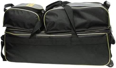 Pyramid Path Triple Tote Roller Plus Bowling Bag with Detachable Shoe Bag (Fits US Mens Size 15), Accessory and Side Pocket, Lightweight Travel Design in Saudi Arabia