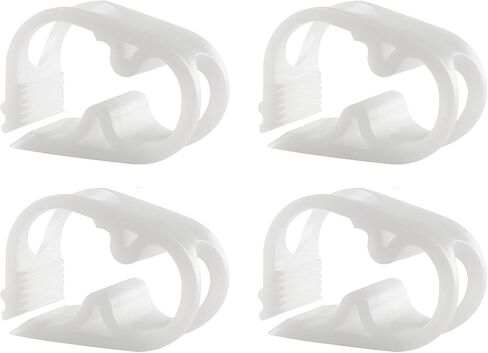 Plastic Adjustable Tube Clamps, Lab Pinch Valve Flow Control Hose Clamp, On and Off Catheter Clamp (Pack of 12) in Saudi Arabia