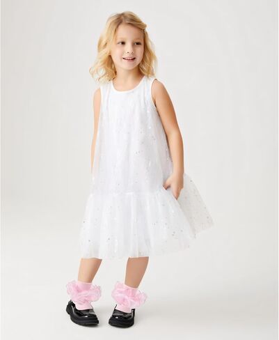 Girls Ruffle Socks Toddler 4-Layer Big Lace Frilly Dress Socks | 3 Pairs Turn Cuff Tutu Socks Soft Cotton Fancy Pageant Princess Socks for Little Girl Easter Pageant Church School Outfit in Saudi Arabia