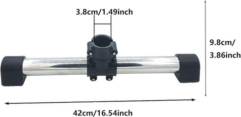 Electronic Drum Standard T-Leg Assembly Include Plastic Drum Rack T-Leg Clamp, 16.5inch Metal Rack Tube and 2Pcs Electronic Drum Rubber Feet in Saudi Arabia