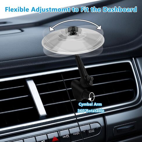 2PCS Car Crash Cymbal, Mini Car Drum Cymbal Air Vent, Music Gadget for Drivers Drummers Music Lovers, Car Accessory Suitable for All Types of Vehicles (Silver) in Kuwait