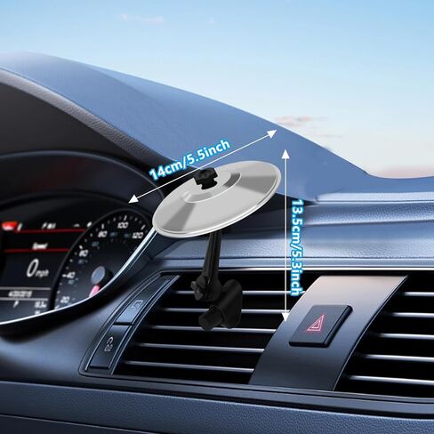 2PCS Car Crash Cymbal, Mini Car Drum Cymbal Air Vent, Music Gadget for Drivers Drummers Music Lovers, Car Accessory Suitable for All Types of Vehicles (Silver) in Kuwait