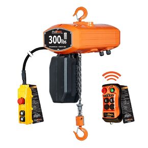 Prowinch Portable Electric Hoist 4000 lbs 1,8 Ton, Electric Chain Hoist with Wireless Remote Control, 20 ft Lifting Height, Single-Phase Dual Voltage 100-240V, G100 Chain, Overhead Crane, 1 Speed in Kuwait