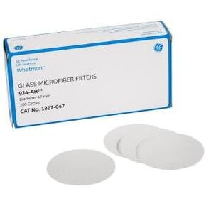 GE Healthcare 1827-055 Grade 934-AH Filter Paper for Total Suspended Solids Analysis, Circle, 55 mm Diameter (Pack of 100) in Saudi Arabia