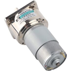 Gear Motor, DC12V/24V 35W Mini DC Gear Motor Metal Speed adjust Large torsion Motor CW/CCW(12V 30rpm) in Saudi Arabia