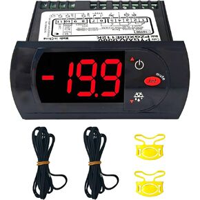 PZGXC0E112K Digit Temperature Control Thermostat with Temperature Sensor Probes 115v Fit for Carel/Main Street Equipment BMR-23-F BMR-49-F,IR33F0AHA0, IR33FOAHAO, PYGXAZ0586, IMGX1J0563, 17819471 in Kuwait