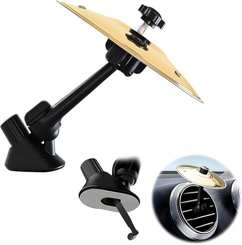 سيارة Cymbal Air Vate Mini Mini Crash Crembal لتنفيس السيارة ، عشاق الموسيقى (الذهب) in Kuwait