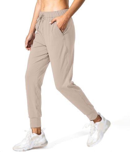 Women Jogger Pants Lightweight Hiking Pants Qiuck Dry Outdoor Trousers Running Sweatpants Active Track Pants Pockets in Saudi Arabia