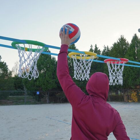 Halo Ball Rim Pack- ملحق إلى Halo Ball Portable Basketball Hoop - حافات إضافية للعب على الشاطئ ، العشب ، الفناء الخلفي ، البلياردو ، العشب - يضيف بسهولة إلى Halo Ball لمزيد من المرح in Saudi Arabia