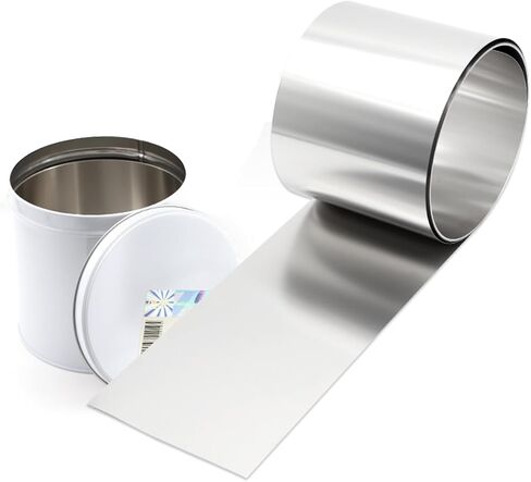 304 Stainless Steel Sheet Metal, Gap Filler Trim Strip, Filler Gap Shim Stock, 0.01-1.0mm Thickness, W 100mm*L 5m, for Electronics, Chemical Laboratories, Automotive in Saudi Arabia