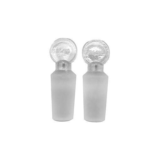 2PCS 24/40 Solid Glass Stopper Lab Bottle Plug Laboratory Glassware in Kuwait