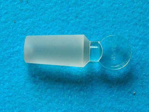 2PCS 24/40 Solid Glass Stopper Lab Bottle Plug Laboratory Glassware in Kuwait