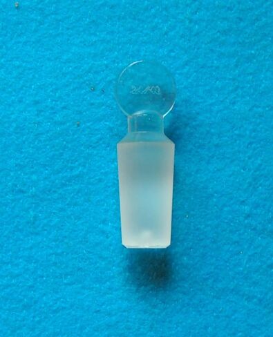 2PCS 24/40 Solid Glass Stopper Lab Bottle Plug Laboratory Glassware in Kuwait
