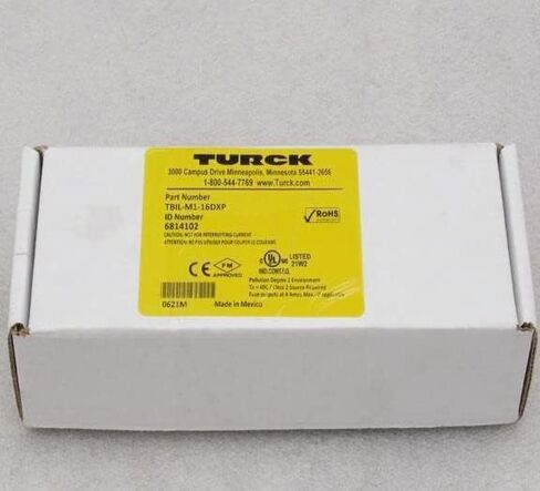 TBIL-M1-16DXP丨1pc 100% New TUR.K Bus Module TBIL-M1-16DXP 6814102 PLC Module in Saudi Arabia