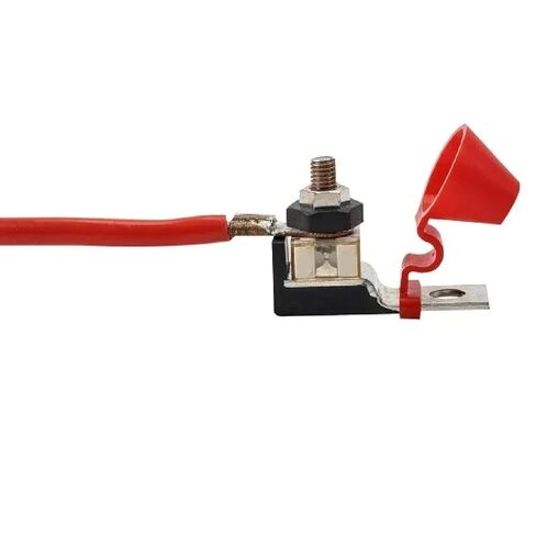 MRBF Battery Fuse Block Kit Waterproof Single Stud M8 Terminal for Solar Panel Marine RV and Automotive Applications,One Way and Fuse 30A in Kuwait