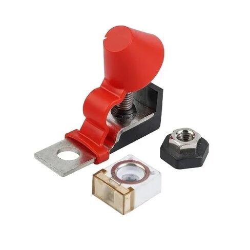 MRBF Battery Fuse Waterproof Terminal Fuse Block Kit with Single Stud M8 5/16 Inch Connector for Solar Panel Marine RV Automotive Applications,Dual Channel an Fuse 80A in Kuwait