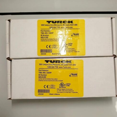 TBIL-M1-16DIP丨1pc 100% New TURCK Bus Module TBIL-M1-16DIP 6814100 PLC Module in Saudi Arabia