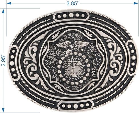 Montana Silversmiths FFA Future Farmers of America Patriotic Traditions American Flag Western Oval Belt Buckle in Kuwait
