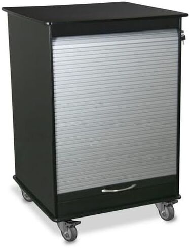 Black & Silver Polyethylene Maui Lab Island 2 Foot Lab Cart - 24 x 35 x 24 in. in Kuwait