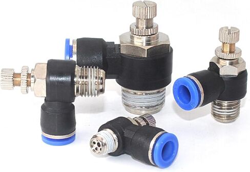 موصل الأسطوانة النحاسية الموصل الهوائي الأزرق للموصل السريع على الاتصال الهوائي 5pcs (تنبيب تنبيذ PE) in Kuwait