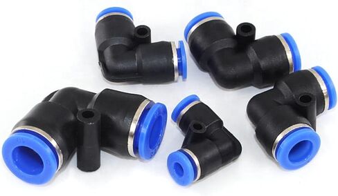 موصل الأسطوانة النحاسية الموصل الهوائي الأزرق للموصل السريع على الاتصال الهوائي 5pcs (تنبيب تنبيذ PE) in Kuwait