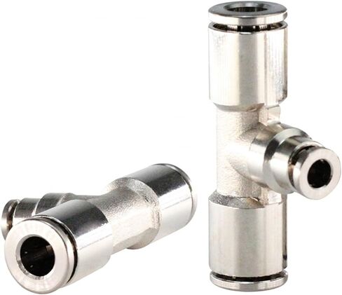 تقليل قطر متغير على شكل T Quick Connector Diameter Quick Consion 3 Way Air Joint 2PCs in Kuwait