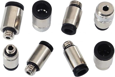POC3/4/5/6-M3/M4/M5/M6/M7 Hexagon Socket Thread Connector Cylindrical Air Pipe Connectors 5Pcs(POC4-M7) in Saudi Arabia