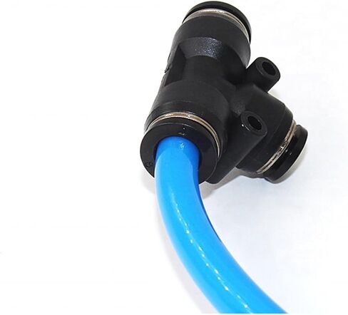Multi Channel Pneumatic Air Connector Tee Reducing Hose Connector Air Hose Fittings Factory Direct Sales 5Pcs(PE16-12) in Saudi Arabia