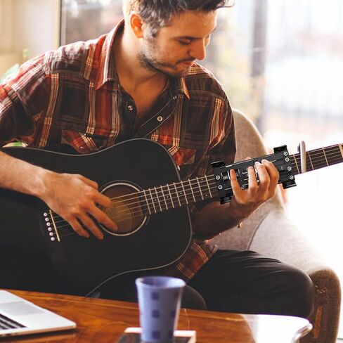 Guitar Chord Trainer for Adults,Guitar Learning Aid Accessories | Guitar Aid Assisted Tool Guitar Teaching Practice Aid Guitar Learning System for Family Adults Kids in Saudi Arabia