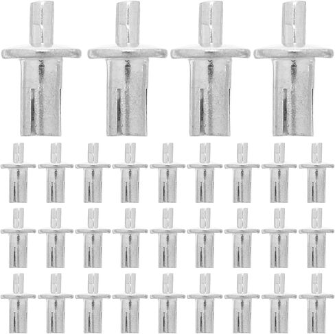 Pretyzoom 100pcs المسار الضار: مسامير تمدد الألومنيوم للألواح الشاقة التأثير المعدني على الأقدام الميكانيكية الميكانيكية in Saudi Arabia
