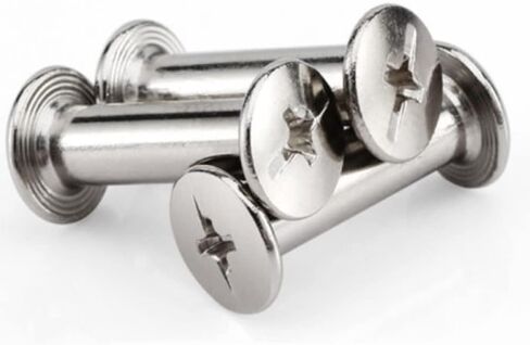 Screw Rivets 5-20sets Book Screw D5x4-100mm Leather Bag Belt Book Album Account Book Post Binding Screw in Saudi Arabia