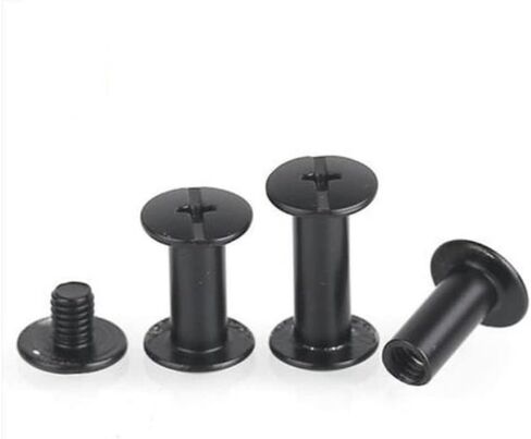 Screw Rivets 5-20sets Book Screw D5x4-100mm Leather Bag Belt Book Album Account Book Post Binding Screw in Saudi Arabia