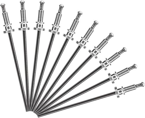 10PCS Window Trim Clip Spot Weld Pin Universal Trim Clip Stud Rivets Set with Sturdy Metal for Mechanical Connection Rivet Style in Saudi Arabia